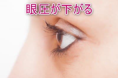 眼圧が下がる